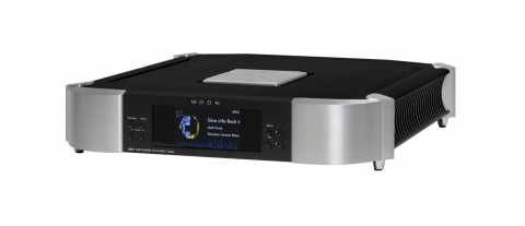 MOON 681 High-End Hálózati lejátszó és DAC, kétszínű fekete-ezüst